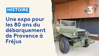 Une exposition temporaire pour les 80 ans du débarquement de Provence à Fréjus [upl. by Annahsal936]