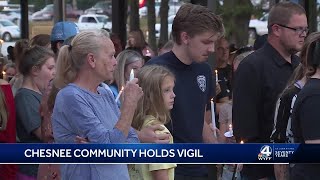 Community of Chesnee holds vigil [upl. by Jerrie966]