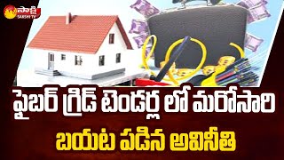 CID Registered Case On TeraSoft In AP Fibre Grid Scam  Sakshi TV [upl. by Sheilah]