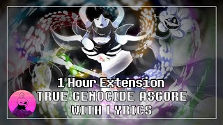 True Genocide Asgore With Lyrics One Hour  Undertale [upl. by Arsuy]