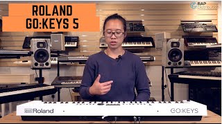 Roland GOKEYS 5 Keyboard Overview with Georgy [upl. by Liddy]