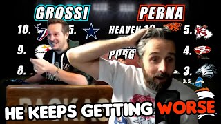 Grossi amp Perna Compare Their Week 11 Power Rankings Most Chaotic Yet [upl. by Pitt]