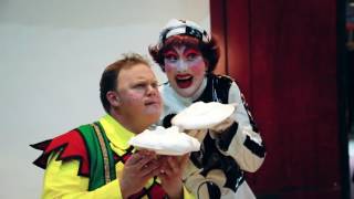 2016  Snow White  Hexagon Reading  Meet the Cast  Justin Fletcher as the Jester [upl. by Atarman319]