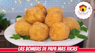 Bombas de papa EN POCOS MINUTOS las mas deliciosas [upl. by Nayab60]