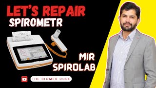 Spirometer repair done  How to repiar vitalograph  MIR Spirolab  biomed dude spirograph bme [upl. by Reni]