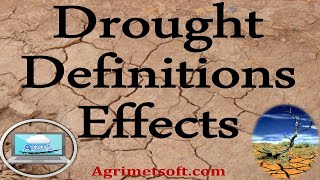 What are drought definitions and drought effects  differences between drought and aridity [upl. by Leahcim30]