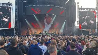 Green Day Are We the Waiting into St Jimmy at Old Trafford Cricket Ground Manchester 210624 [upl. by Atisusej510]