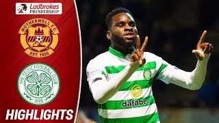 Motherwell 04 Celtic  Odsonne Edouard Scores Twice as Celts Cruise to Win  Ladbrokes Premiership [upl. by Ernestus]