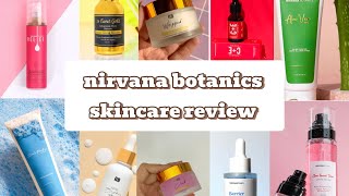 Pakistani skincare brand nirvana botanics review 🍑 [upl. by Alihet]