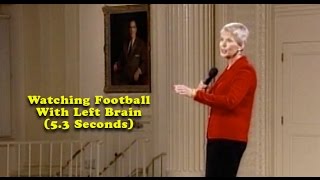 Jeanne Robertson  Watching Football With Left Brain 53 Seconds [upl. by Onailil589]