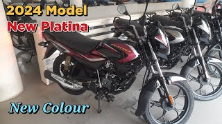 2024 Model Bajaj Platina 110cc in New Colour Detailed Review [upl. by Pinto]