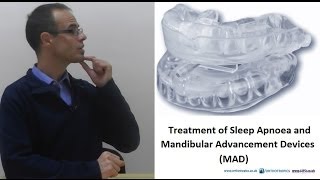 Treatment of Sleep Apnoea by Mandibular Advancement Devices by Dr Mike Mew [upl. by Nnaeoj]