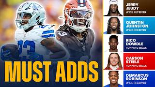 Fantasy Football Week 3 Waiver Wire Pickups  MustHave Players to Add to Your Roster 2024 [upl. by Norm]