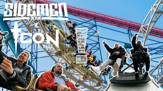 Sidemen feat Dave Take On Icon  Blackpool Pleasure Beach [upl. by Aveer921]