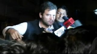 Rahul Gandhi dares government to run bulldozer over him [upl. by Eedolem341]