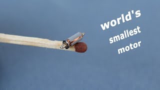 Worlds smallest motor 100000 rpm [upl. by Bartlet]