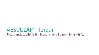 AESCULAP® Präzisionsjustierhilfe Torqui für RinderPferdeSchermaschinen [upl. by Cartie]