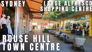 Rouse Hill Town Centre large alfresco shopping centre in west Sydney NSW Australia 2021 [upl. by Eeryt931]