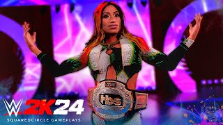 WWE 2K24 Mercedes Mone Entrance w CEO Theme amp Graphics Pack  New WWE 2K24 Mod [upl. by Lindner]