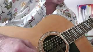 Hotel California guitar picking The Eagles intro on Guild 12 string [upl. by Base]