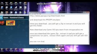 PSP Emulator for Windows PC [upl. by Nilkcaj]