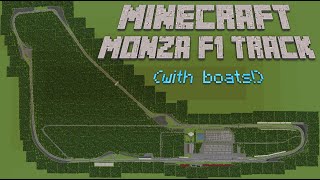 Monza F1 track in Minecraft New record  RTX [upl. by Rebekkah]