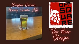 Krispe Kreme Honey Cream Ale  The Beer Sherpa Reviews [upl. by Esidnak966]