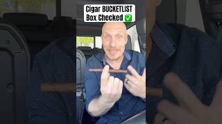 Cigar BUCKETLIST box checked  truck cigar stash cigarsdaily [upl. by Younger]