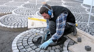 Kopfsteinpflaster Paving in the round arch [upl. by Elrak297]