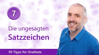 🟣 99 Tipps für OneNote 7️⃣ Die ungesagten Satzzeichen beim Diktieren  Malter365de [upl. by Adeirf]