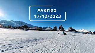 Avoriaz 17 décembre 2023 [upl. by Brook]