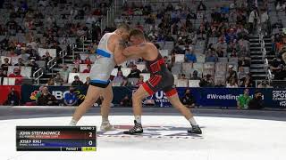 John Stefanowicz VS Joe Rau  GrecoRoman 87 kg [upl. by Ahsikad66]