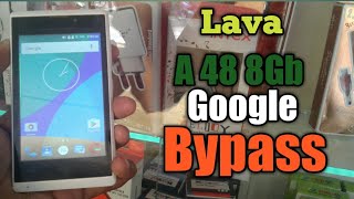 Lava A48 8GB Frp UnLock  From Lava A48  Google Bypass  In HindiUrdu [upl. by Akinek]