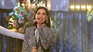 Dua Lipa amp Elton John — Love Again Live at EJAF Oscars preparty [upl. by Layney757]