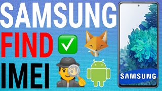 How To Find IMEI number on Samsung Galaxy Phones [upl. by Sheryl215]