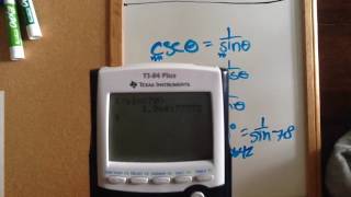 How to put csc sec cot in calculator [upl. by Izmar240]