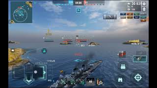 World of Warships Blitz  Tier 7 Spanish Cruiser Asturias 03 [upl. by Tiffi]