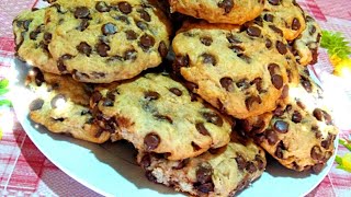 COOKIES DE BAUNILHA COM GOTAS DE CHOCOLATE  VEGANOS  ESPECIAL DE PÁSCOA [upl. by Palua]