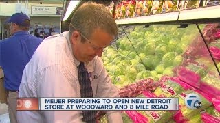 Meijer preparing to open new Detroit store at Woodward and 8 Mile Road [upl. by Notlrahc89]