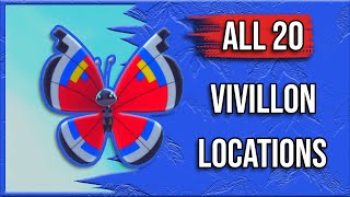 Vivillon Collector  All Pattern Locations New Pokemon Snap [upl. by Ajnot639]