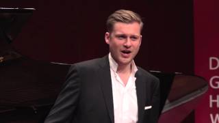 Hugo Wolf Verschwiegene Liebe–Ludwig Mittelhammer Bariton amp Marcelo Amaral Klavier 1232016 [upl. by Tibbs]