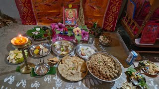 Lakhi pujo vlog  maa ar ami mile kibhabe pujo korlum [upl. by Gerianne]