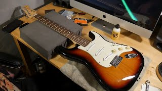 How To Replace Pickguard on Fender Stratocaster [upl. by Emilie]