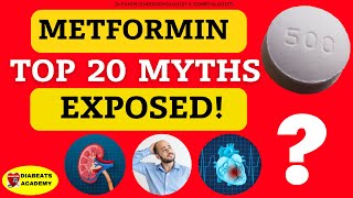 Metformin Top 20 Myths  Metformin Myths and Facts  DrFahim Endocrinologist Uncovers the Truth [upl. by Sixela]