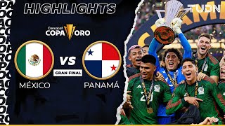 Resumen  México vs Panamá  Copa Oro 2023Final  TUDN [upl. by Lusar]