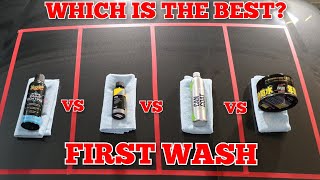 Whats The Best  First Wash Gyeon Can Coat v Meguiars Hybrid Coating v Carpro Lite v Fusso Coat [upl. by Michi692]