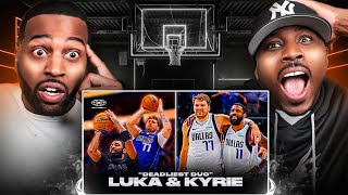 LUKA amp KYRIE LOOKED LIKE OLD STEPH AND KLAYReaction MOST TALENT DUO [upl. by Monson]