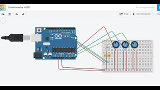 10 TUTORIAL ARDUINO  Potenciometro  led RGB [upl. by Goldman]