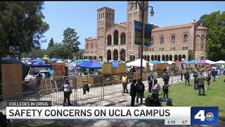 Despite encampment’s clearing safety concerns linger at UCLA [upl. by Hamehseer147]