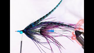 At The Vise With AFS  Winter Steelhead Barred Ostrich Tube Fly [upl. by Atnek]